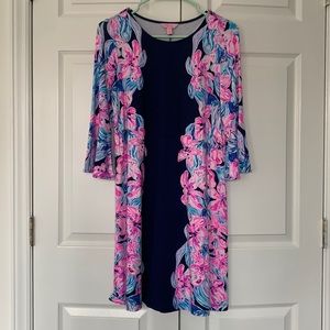 Lilly Pulitzer Dress with Long Flutter Sleeves